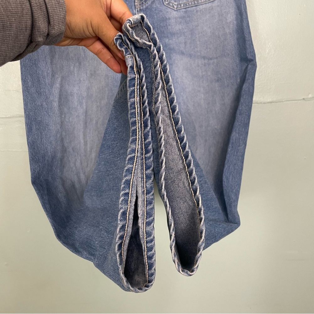 Veronica Beard Jeans Grant Wide Leg Extra High Rise Blue Women Sz 29 Loose - Picture 6 of 11